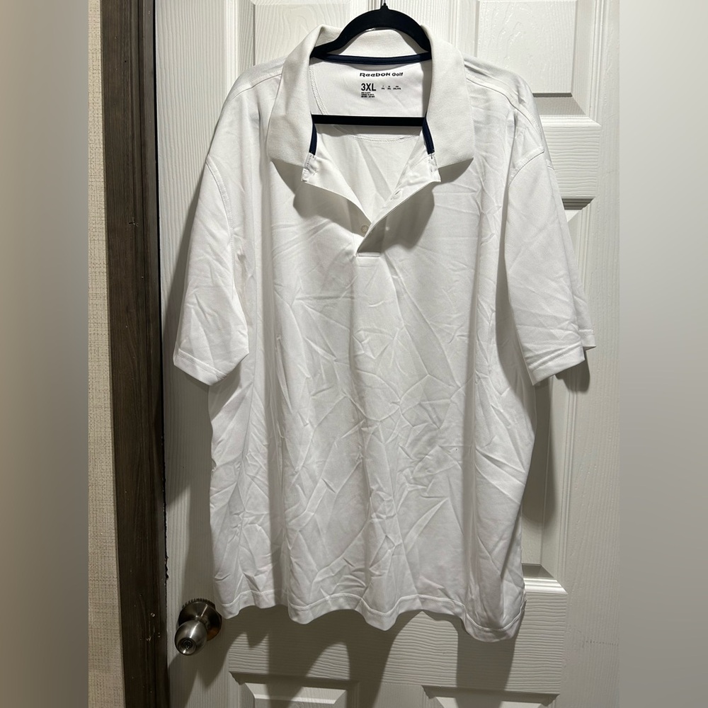 Reebok Men's White Polo Shirt